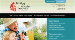 Desktop Screenshot of heartandvascularinstitute.net